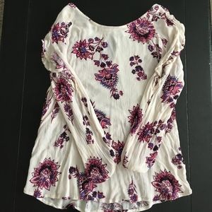 Old Navy Long Sleeve Floral Blouse